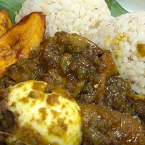 White Rice & Ayamase Sauce